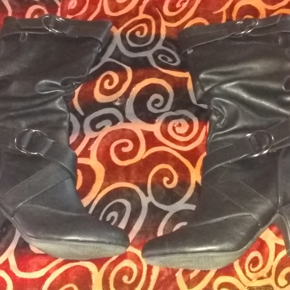 Forever Black High Heel Boots